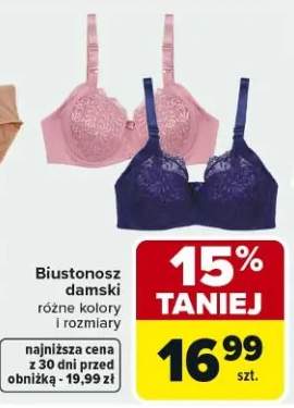 Biustonosz damski różne kolory i rozmiary