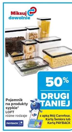 Pojemnik na produkty sypkie różne rodzaje