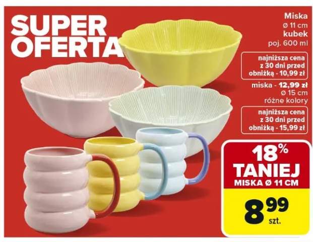 Miska różne kolory