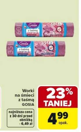 Worki na śmieci z taśmą