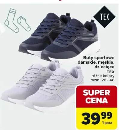 Buty sportowe damskie, męskie, dziecięce Tex