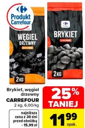 Brykiet, węgiel drzewny