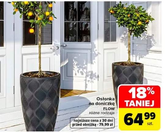 Osłonka na doniczkę Flow różne rodzaje