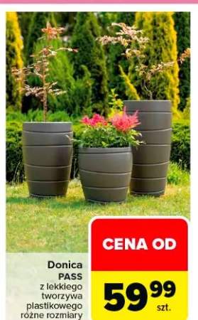 Donica Pass z lekkiego tworzywa plastikowego różne rozmiary