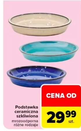 Podstawka ceramiczna szkliwiona mrozoodporna różne rodzaje