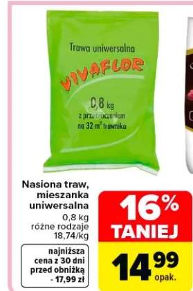 Nasiona traw, 0,9 kg, uniwersalna