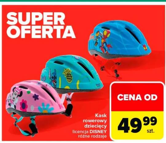 Kask rowerowy dziecięcy licencja Disney różne rodzaje
