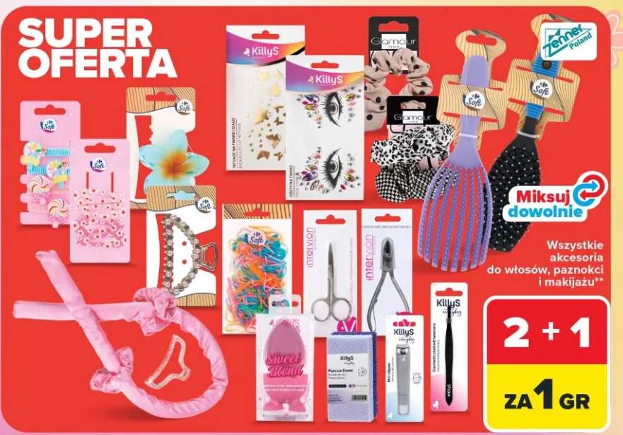 Wszystkie akcesoria do włosów, paznokci i makijażu