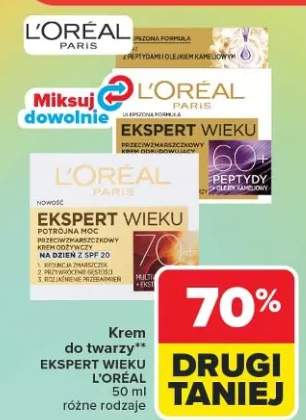 Krem do twarzy Ekspert Wieku L'Oreal różne rodzaje