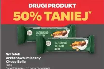 Wafelek orzechowo-mleczny