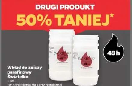 Wkład do zniczy parafinowy