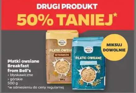 Płatki owsiane Breakfast z rodzinnego młyna błyskawiczne, zwykłe