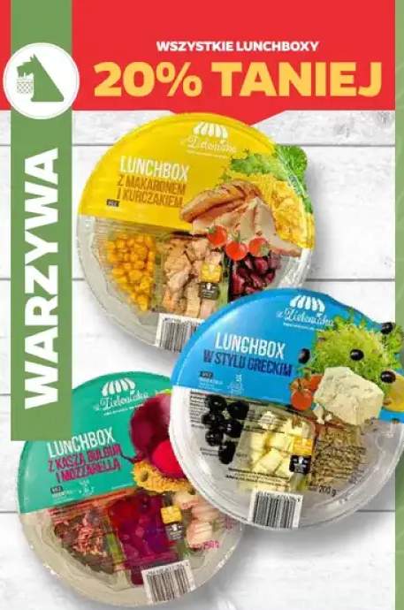 Lunchbox z kurczakiem lub wieprzowiną różne rodzaje