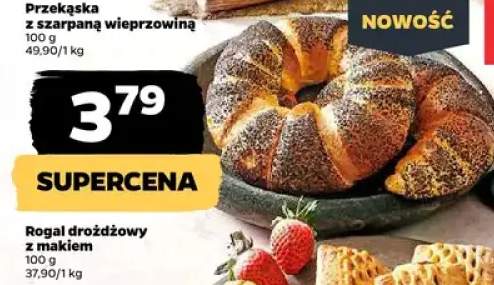 Rogal drożdżowy z makiem