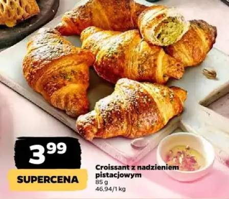 Croissant z nadzieniem pistacjowym