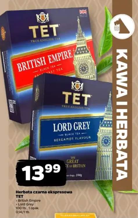 Herbata czarna ekspresowa British Empire