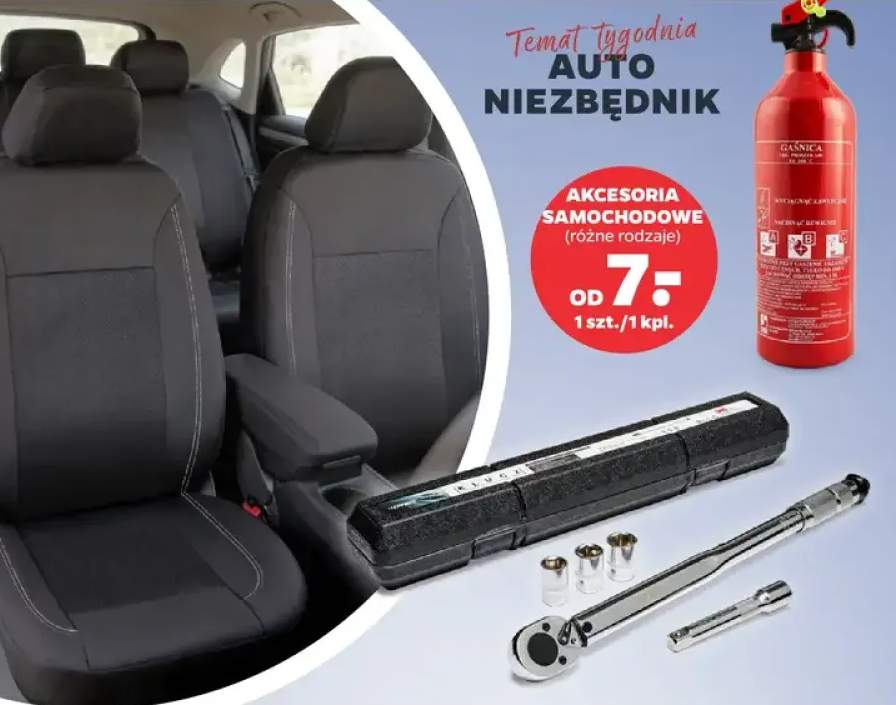 Akcesoria samochodowe (różne rodzaje)