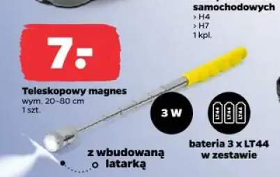 Teleskopowy magnes