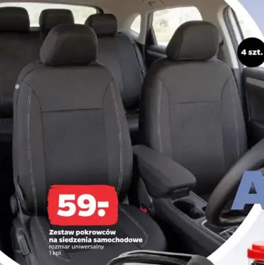 Zestaw pokrowców na siedzenia samochodowe rozmiar uniwersalny