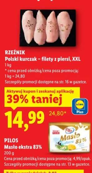 Kurczak filety z piersi XXL