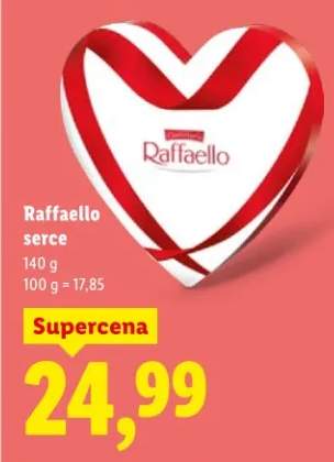 Czekoladki Raffaello serce