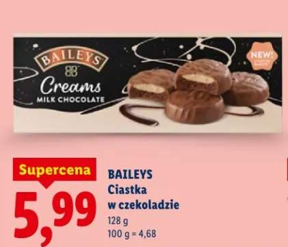 Ciastka w czekoladzie Baileys Creams Milk Chocolate