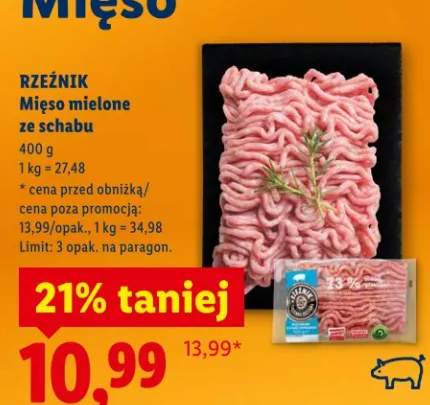 Mięso mielone ze schabu