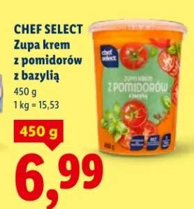 Zupa krem z pomidorów z bazylią