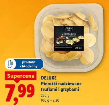 Pierożki nadziewane truflami i grzybami