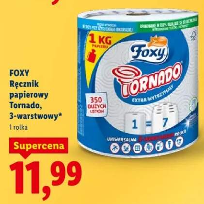 Ręcznik papierowy Tornado 3-warstwowy