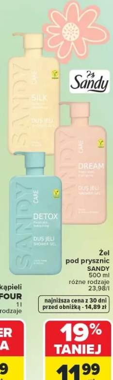 Żel pod prysznic różne rodzaje