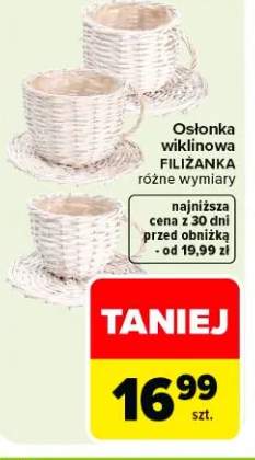 Osłonka wiklinowa Filiżanka