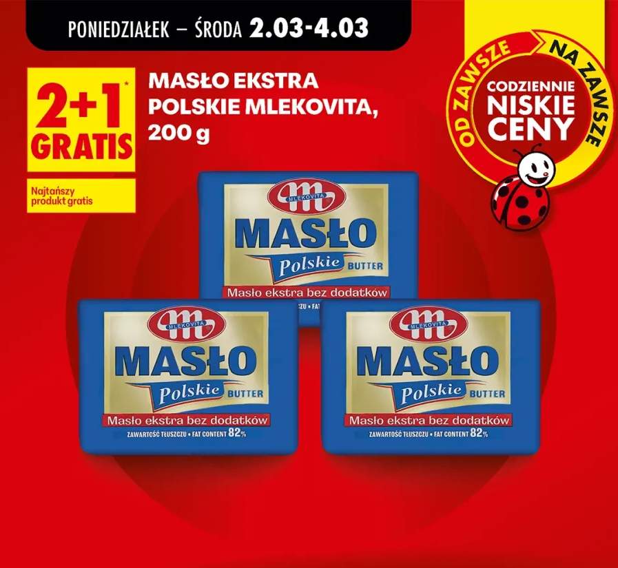 Masło ekstra polskie