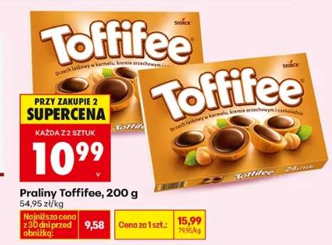 Praliny orzechiskowe w karmelu, kreme orzechowym i czekoladzie