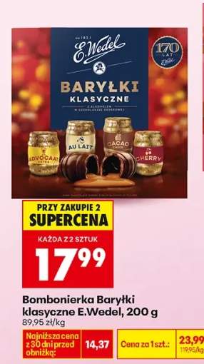 Bombonierka barylki klasyczne