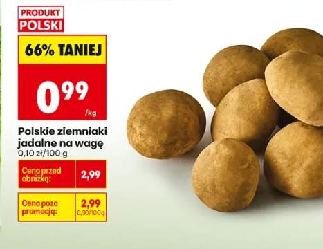 Ziemniaki jadalne na wagę