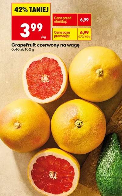 Grapefruit czerwony na wagę