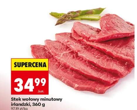 Stek wołowy minutowy irlandzki