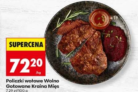 Policzki wołowe wolno gotowane kraina mięs