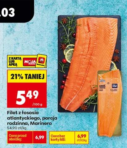 Filet z łososia atlantyckiego, porcja rodzinna