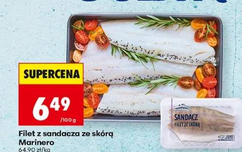 Filet z sandacza ze skórą