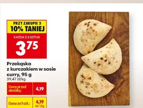 Przekąska z kurczakiem w sosie curry