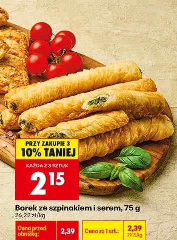 Borek ze szpinakiem i serem