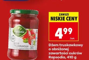 Dżem truskawkowy o obniżonej zawartości cukrów