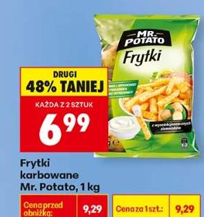 Frytki karbowane