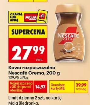 Kawa rozpuszczalna Crema