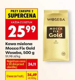 Kawa mielona Mocca Fix Gold