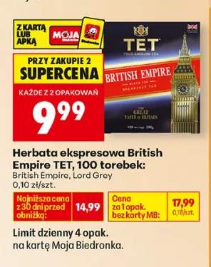 Herbata ekspresowa British Empire