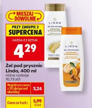 Żel pod prysznic kremowe wygładzenie