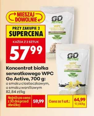 Koncentrat białka serwatkowego WPC o smaku ciasteczkowym